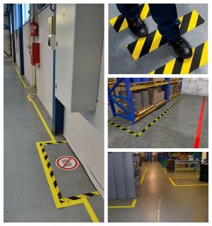 PVC Risk Warning Floor Line Marking Tape